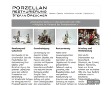 Tablet Screenshot of porzellanrestaurierung.com